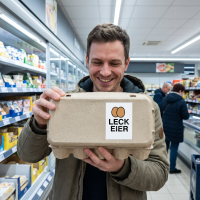 Leck Eier