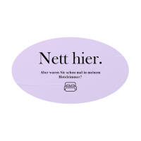 Nett hier - Hotelzimmer