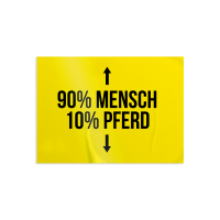 90% Mensch - 10% Pferd